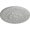 Ekena Millwork Sydney Ceiling Medallion (Fits Canopies up to 5 3/4"), Hand-Painted Frost, 27 3/4"OD x 2"P CM27SYFRF - alternate 4